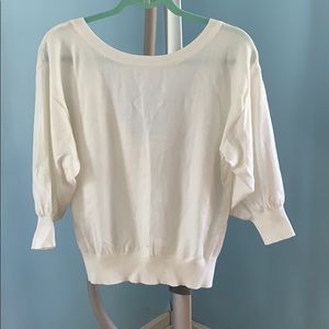 Anthropologie Line & Dot white sweater top